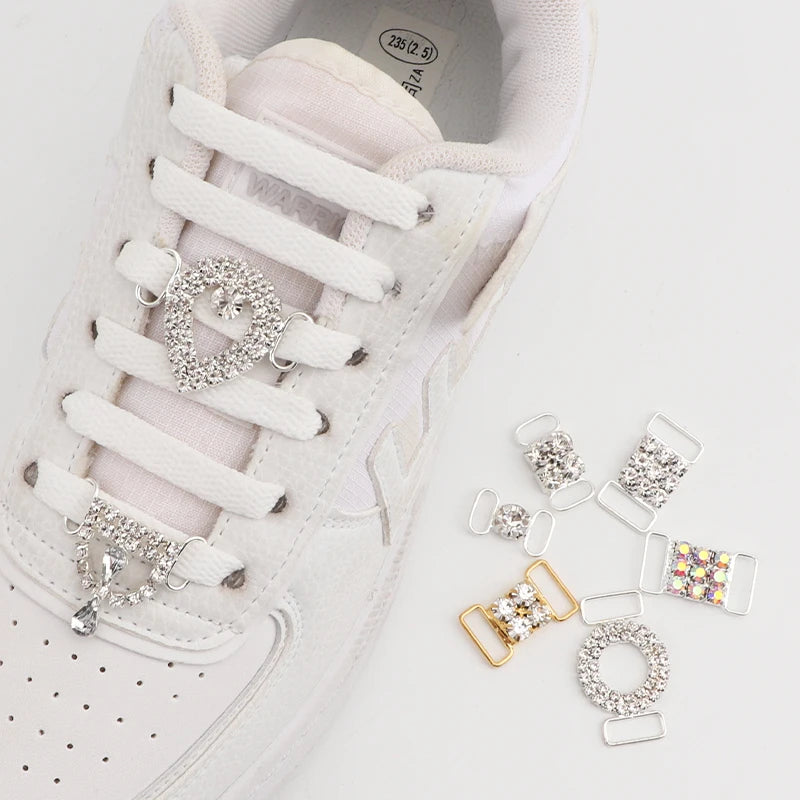 SparkleStep Deluxe Rhinestone Shoelace Charms