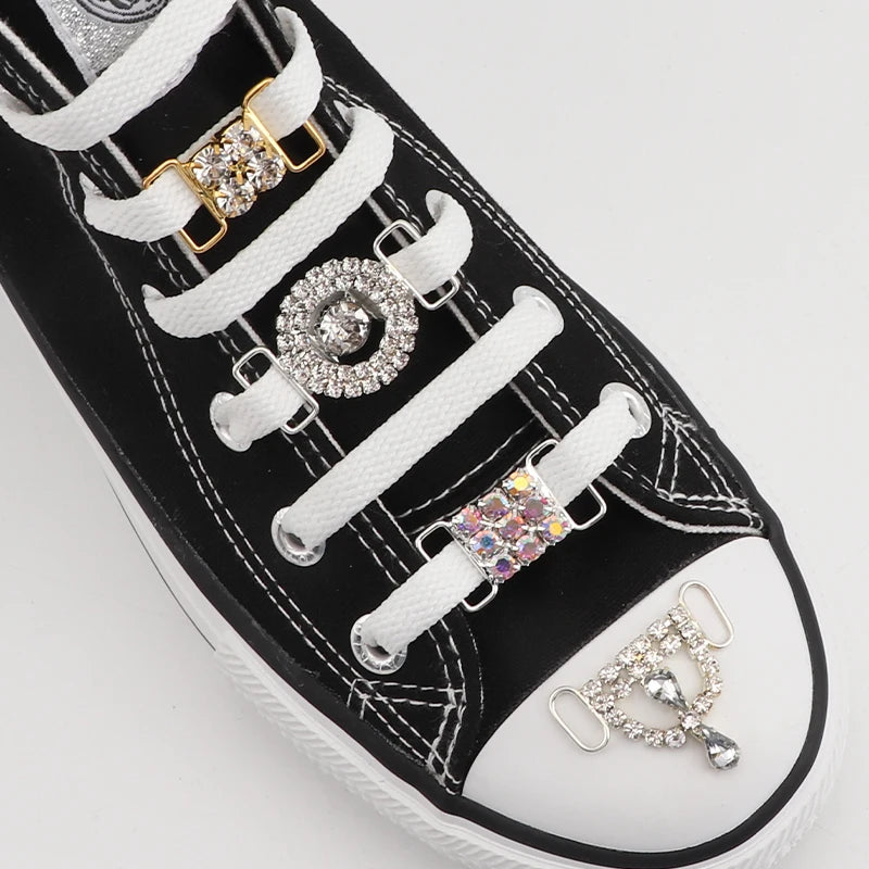 SparkleStep Deluxe Rhinestone Shoelace Charms